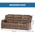 Home Three-seat Furniture Twill Stretch Recliner Sofa Covers